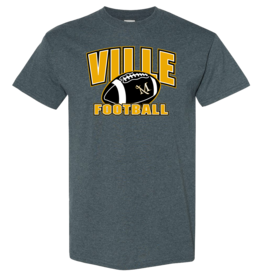 Ville Football Tee Dark Heather