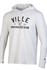 MEN'S VINTAGE WASH JERSEY L/S HOODIE SILVER GREY - Millersville University  Store