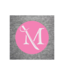 M Sword Breast Cancer Awareness Button