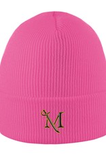 North Pole Knit Cuff Hat Hot Pink