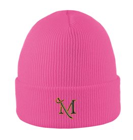 North Pole Knit Cuff Hat Hot Pink