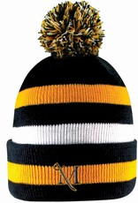 Primetime Striped Hat with Pom