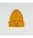 League Gold Ribbed Cuff Beanie