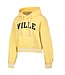 Champion Women's Vintage Wash Reverse Weave Cropped Hood Buttered Popcorn