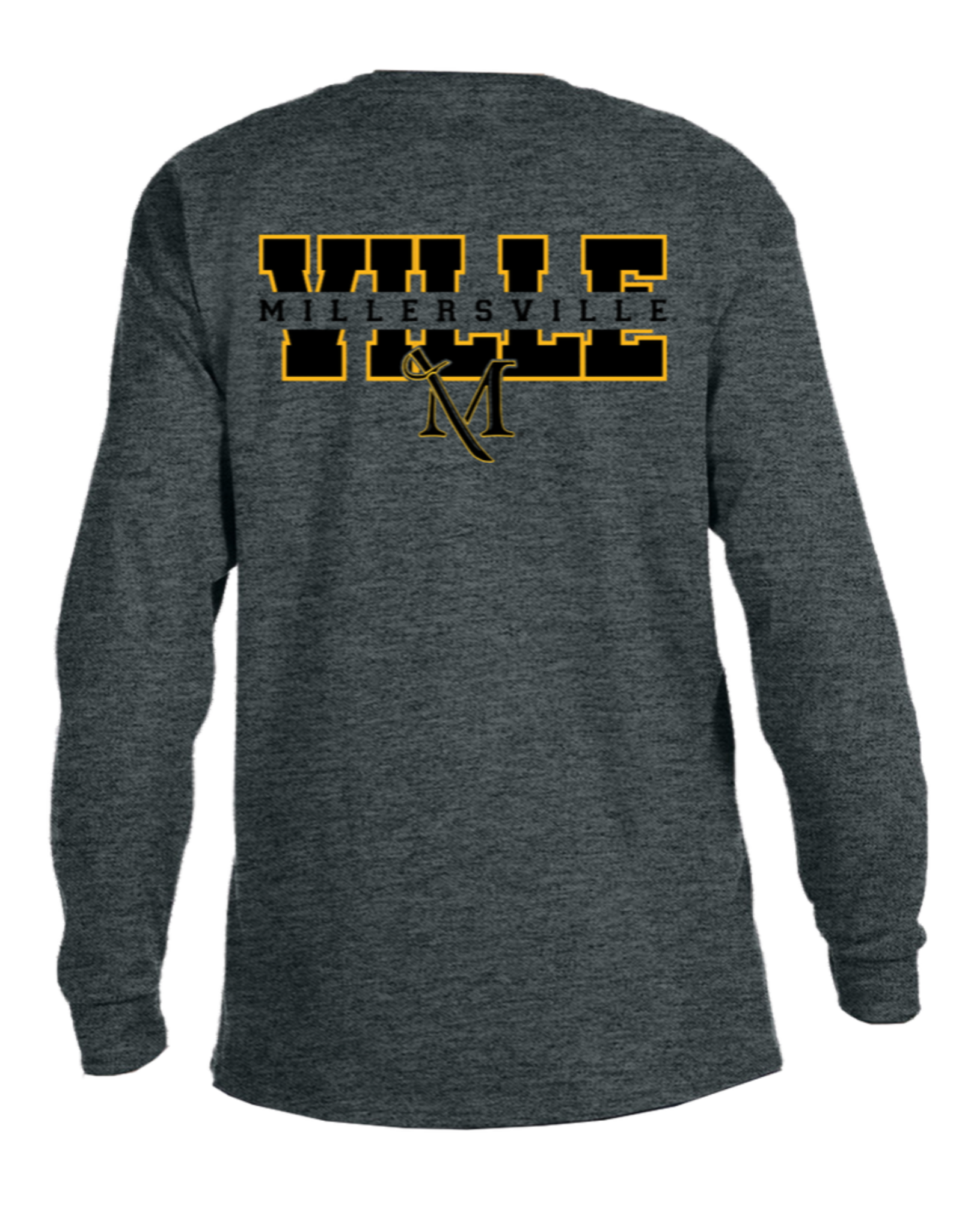 Ville Logo Dark Heather Longsleeve Tee