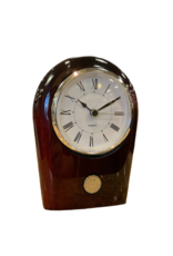 Palm Desk Clock - Silver