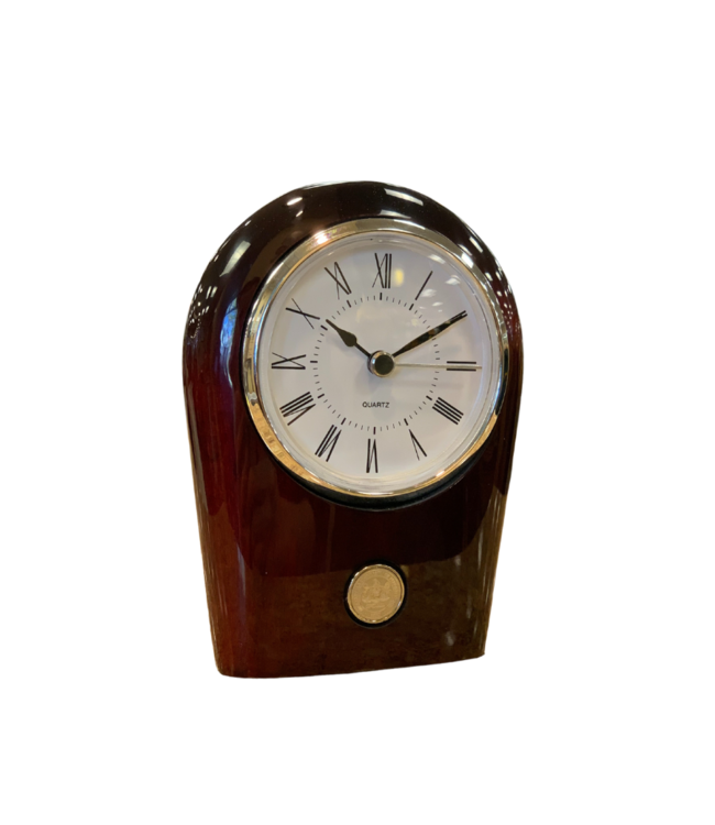 Palm Desk Clock - Silver