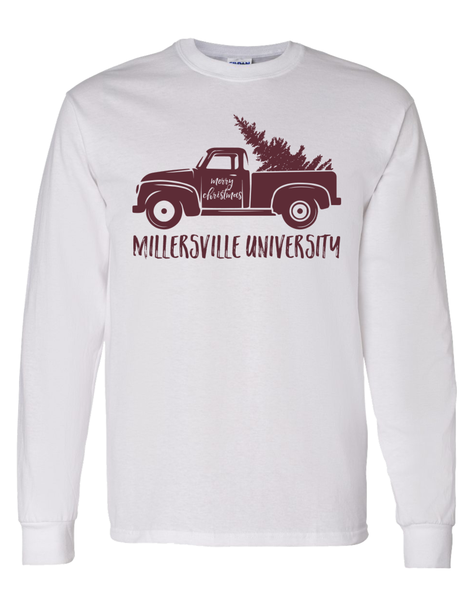 Millersville University Christmas Truck Longsleeve Tee