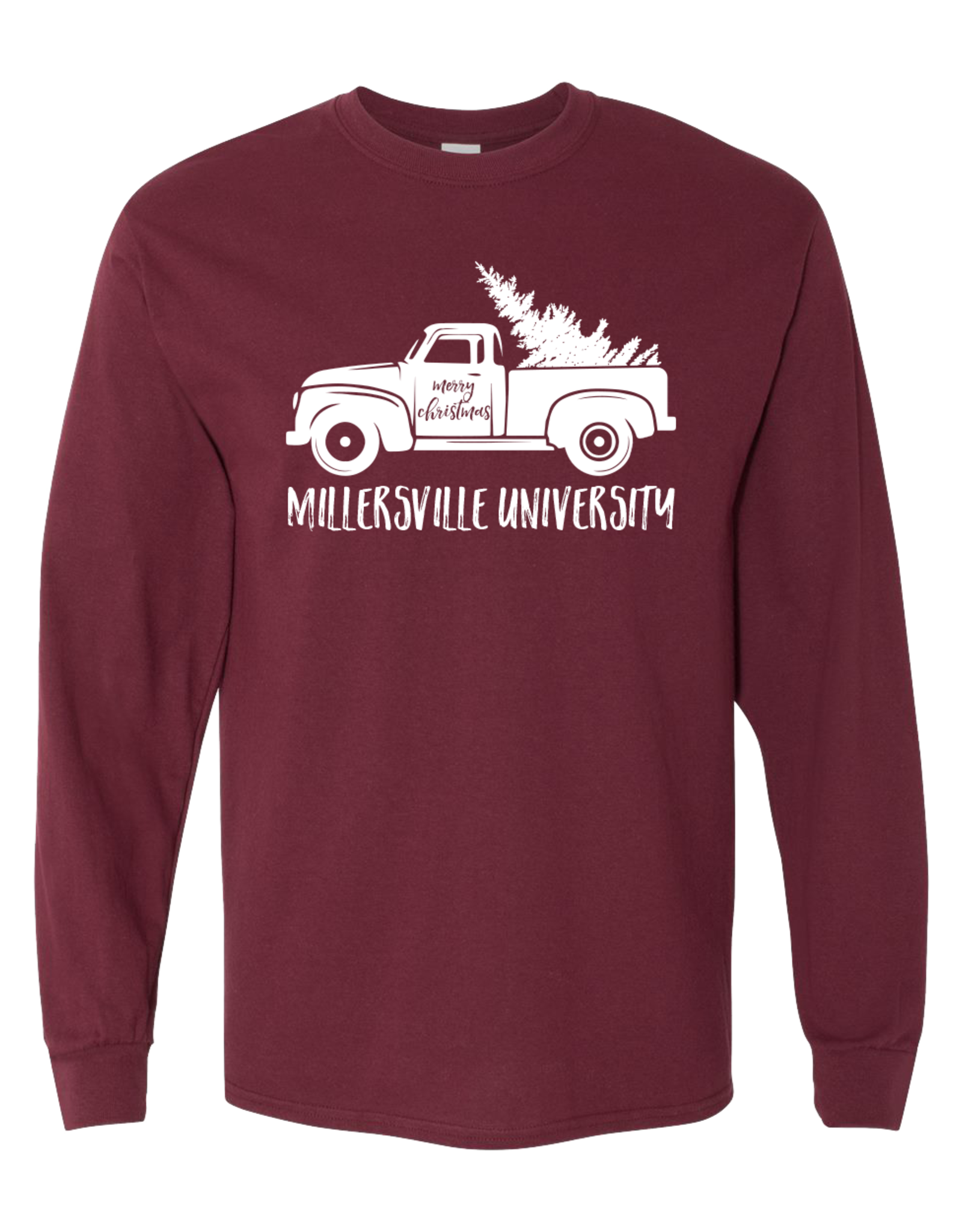 Millersville University Christmas Truck Longsleeve Tee