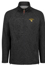 Two Tone Sweaterfleece Full Zip Asphalt