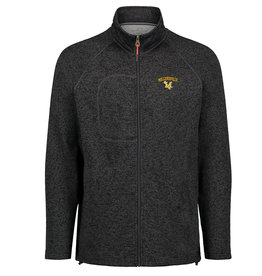 Two Tone Sweaterfleece Full Zip Asphalt