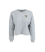 Cropped Retro Jersey Oxford Grey