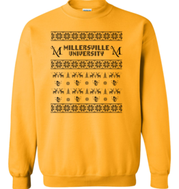 Holiday Sweater Crewneck Gold