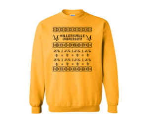 Gold holiday best sale sweater