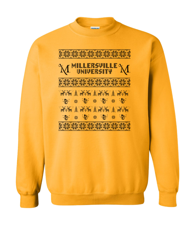 Holiday Sweater Crew Gold