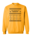 Holiday Sweater Crew Gold