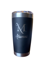 Laser Engraved Alumni Tumbler Black