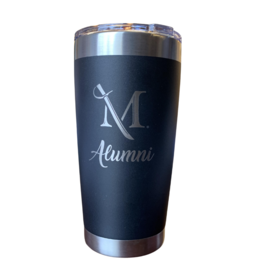 Laser Engraved Alumni Tumbler Black