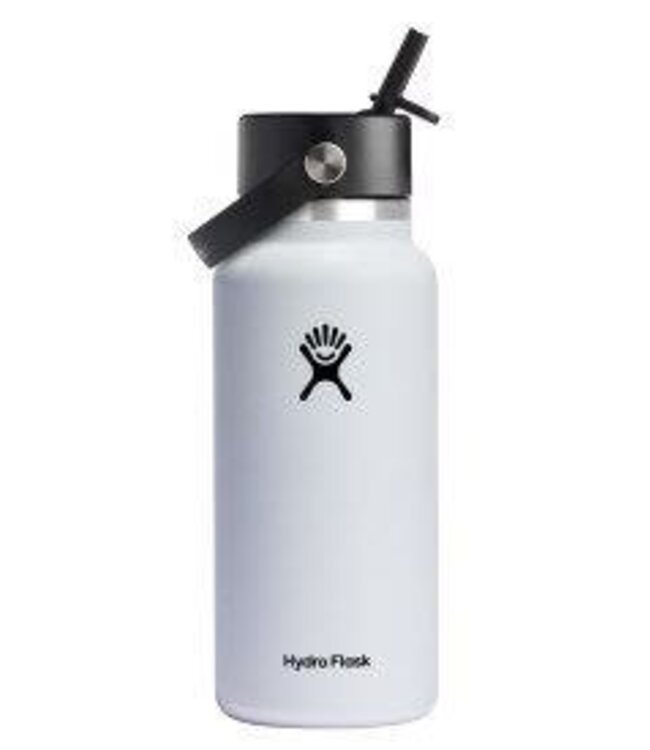 32oz Wide Mouth Flex Straw Cap Hydroflask