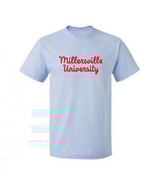Phillies Font Logo Tee Light Blue
