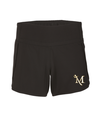 Stretch Woven Lined Shorts Black