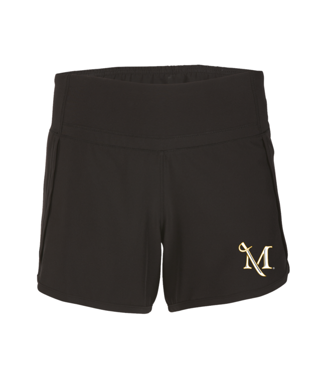 Stretch Woven Lined Shorts Black