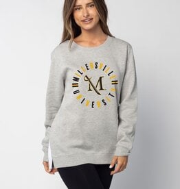 Women's Heather Grey Tunic Crew