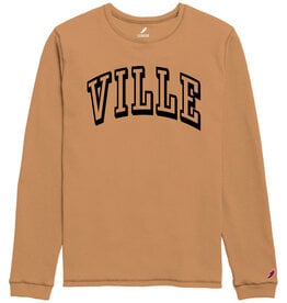 League Waffle Longsleeve  Crew - Tan