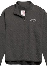 League Quilted Highland 1/4 Zip - Heather Smoke