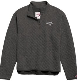 League Quilted Highland 1/4 Zip - Heather Smoke