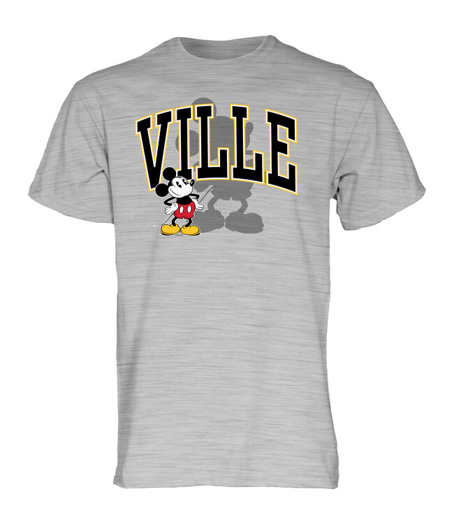 Disney Mickey Shadow Ville Tee -Oxford grey