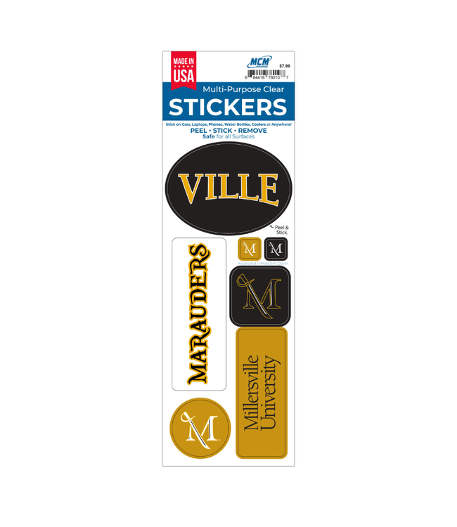 Clear Poly Sticker Sheet Small