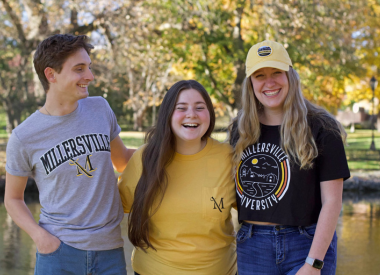 Ombre LS Gold - Millersville University Store