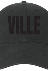 League Relaxed Twill Hat with Black Ville Embroidery Black