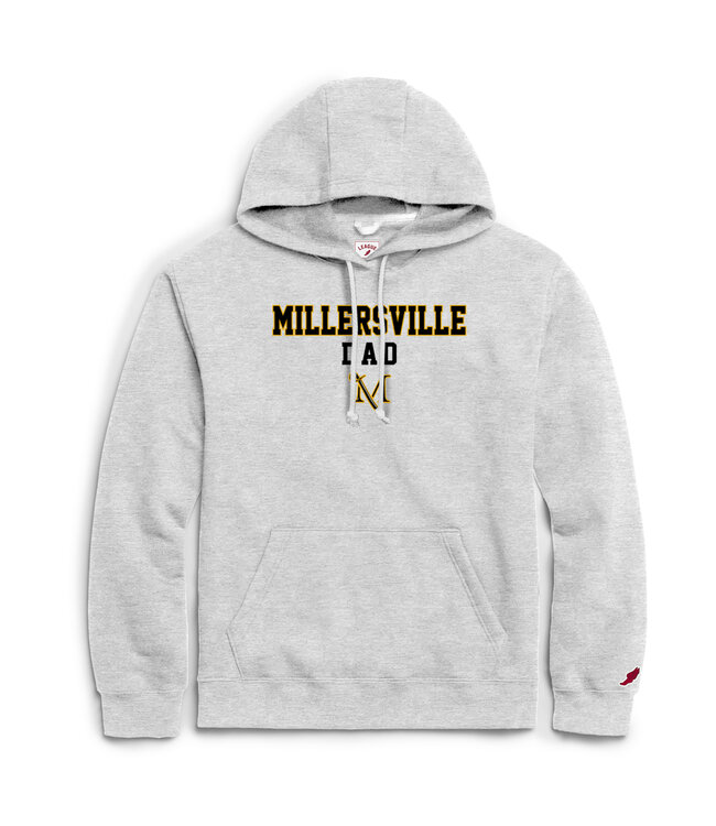 League DAD Essential Fleece Hood Classic Oxford