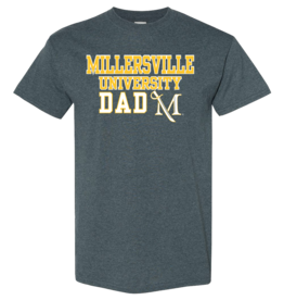 Millersville University Dad Tee Dark Heather