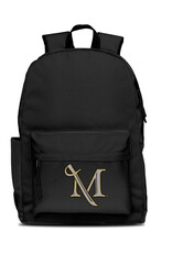 Campus Laptop Backpack Black and Gold