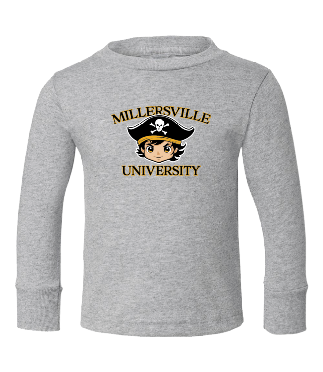 Longsleeve Grey Pirate Toddler Tee