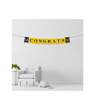 Congrats Felt Banner