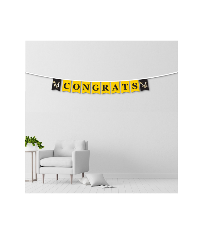 Congrats Felt Banner