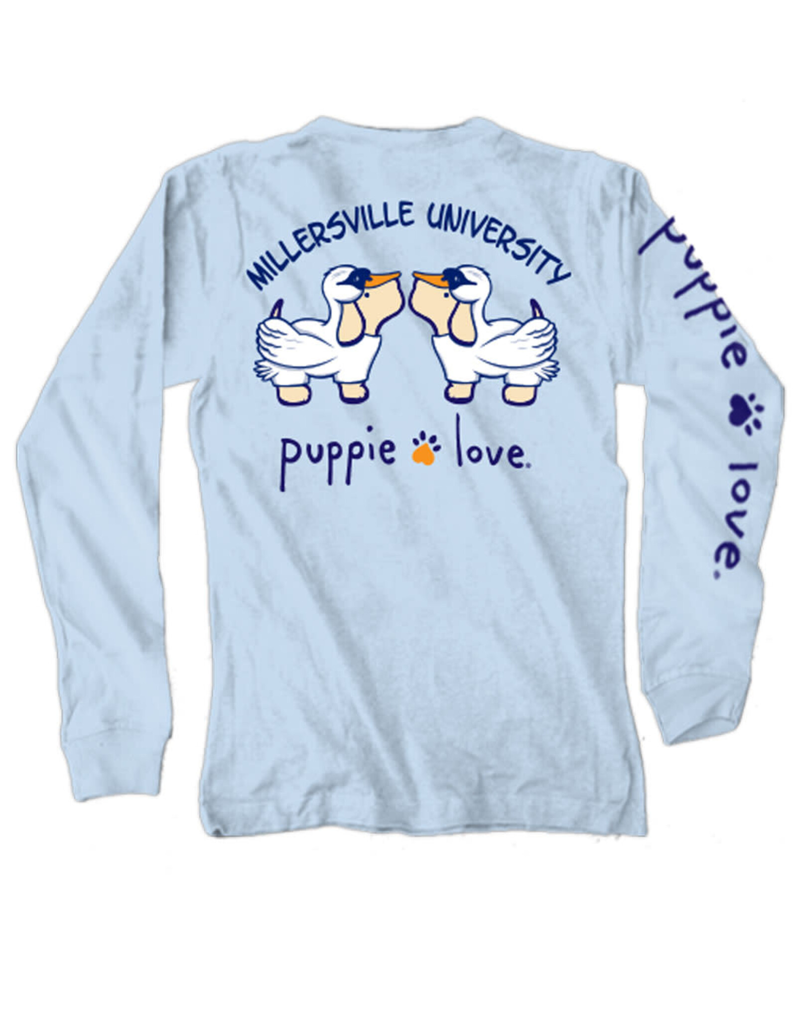 Puppie Love Light Blue Puppie Love Swan Longsleeve