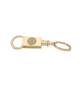 Gold Two Section Keyring