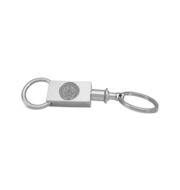 Silver Two Section Keyring