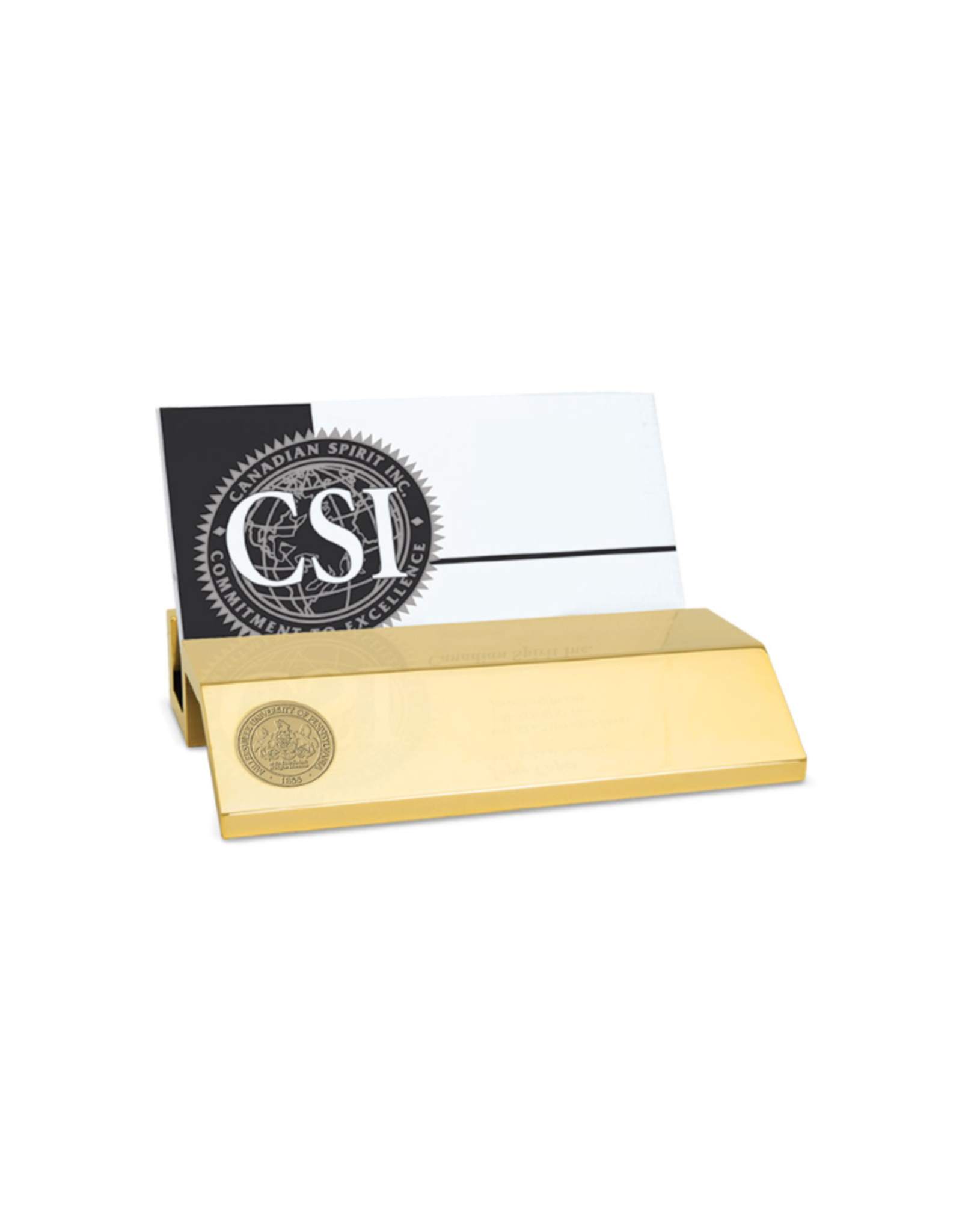Premium Business Card Holder Gold