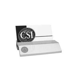 Premium Business Card Holder Silver