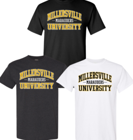 Phillies Font Logo Tee Natural - Millersville University Store