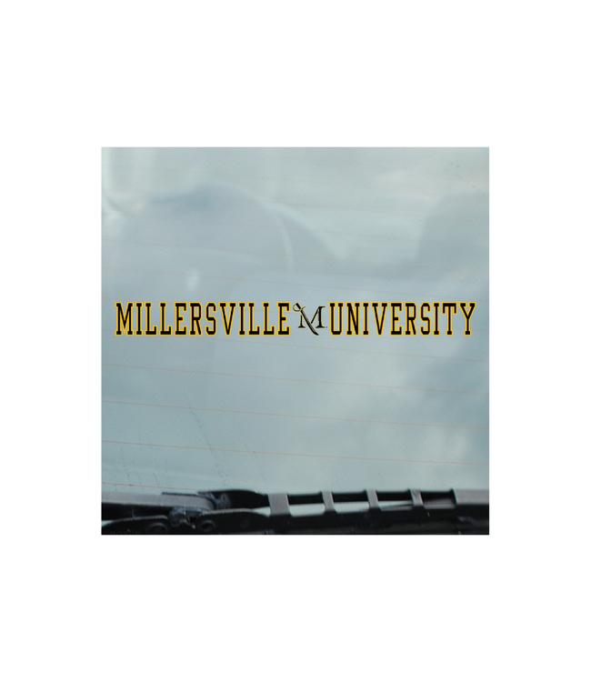 Block Letter Static Cling