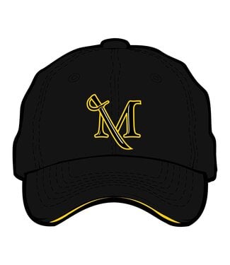Scholarship Hat with M-Sword Logo Black