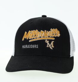 League Mid Pro Snapback Black/White Trucker Millersville Marauders