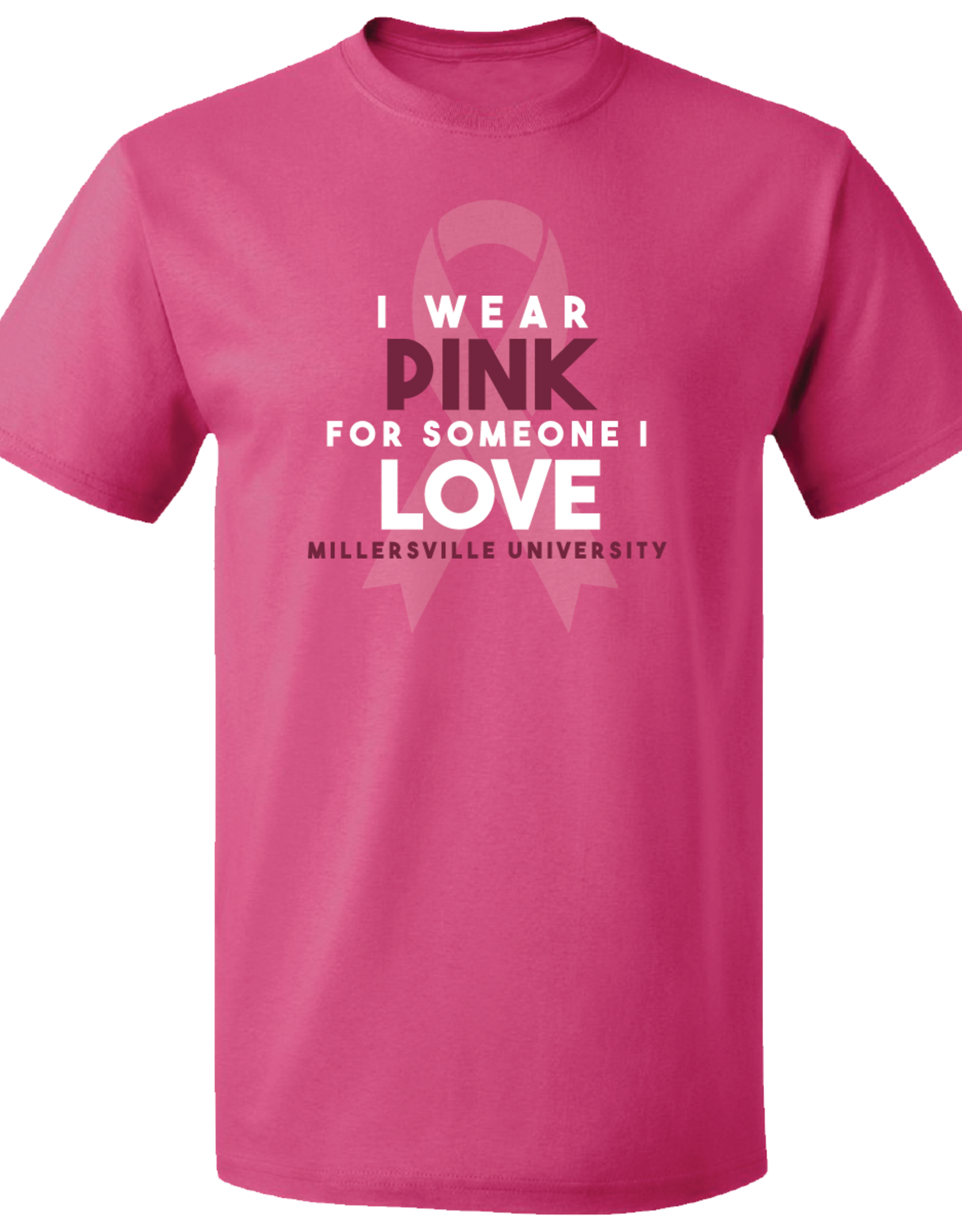 Light Pink Breast Cancer Tee 2023 - Millersville University Store